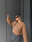 Kaşe Bomber Mont Camel mnt2168swmn