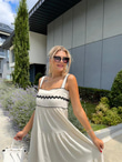 Liensa Biyeli Krem  Elbise 0707289