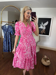 Lucca Bürümcük Kruvaze Elbise pembe 2504159