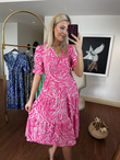Lucca Bürümcük Kruvaze Elbise pembe 2504159