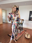 Marka Model Pembe Saten Kruvaze Uzun Elbise 0805175