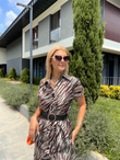 Mathilda Zebra Desen Elbise  1506282