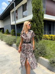 Mathilda Zebra Desen Elbise  1506282
