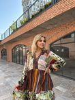 Mioma İthal Model Yeşil Salaş Elbise 0706280