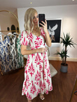 Nalia Etnik Desen Keten Elbise Pembe 0704117