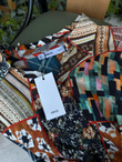 Orjinal Marka Patchwork Desen Elbiseyelb3018inblu