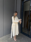 Premium Angora Kumaş Maxi Soft Kaban Ekru kbn2160htfsn