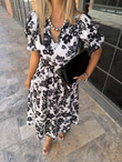 Rita Papatyalı Poplin Elbise Siyah 070621142