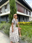 Sofia Şal Desen Poplin Desen Beyaz 1304131
