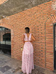 Solsa Pembe Tasarım Elbise 07062157