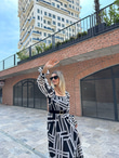 Yella Astarlı Vatkalı Şifon Elbise 07062139