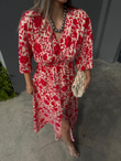 Zenya Yasena Çiçek Desen Elbise 1707308