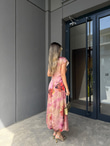 Zr Model Ruena Saten Pembe Elbiseyelb3020grs