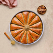 Cevizli Havuç Dilim Baklava Tepside