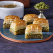 Fıstıklı Diyabetik Baklava Tepside