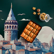Metal Kutuda Cevizli Baklava 500 Gr.