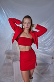 Panky Skirt Red
