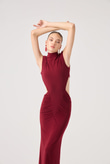 Zuzana Dress Burgundy