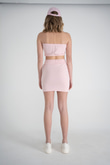 Straplez Crop Toa Büstiyer Pembe