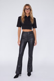 Neeko Leather Trousers Black