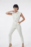 Perle Rompers White