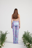 Shirred Pareo Pants Lilac