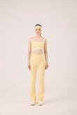 Fabiola Double-Layer Strappy Bustier, Yellow