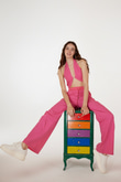 Rise Trousers Pink