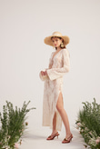 Zeya Knitted Dress Beige
