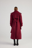 Nora Coat Claret Red