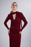 Serra Skirt Burgundy