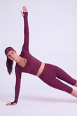Bağlamalı Crop Kesim Ellen Bolero Bordo