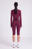 Bağlamalı Crop Kesim Ellen Bolero Bordo
