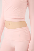  Ellen Flare Leggings with Waistband, Pink