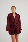 Vanesa Dress Claret Red