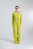 Beli Lastikli Esnek Comfy Pantolon Yeşil