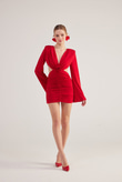 Hanna Dress Red