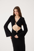 Sunlit Dress Black