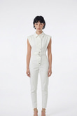 Perle Rompers White