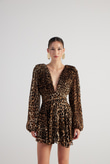 Janet Dress Brown