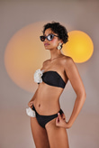 Sleek Bikini Top Black