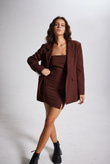 Soit Dress Brown
