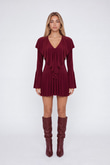 Yolanthe Dress Burgundy