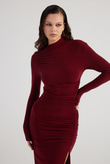 Yasmin Dress Claret Red