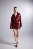 Regina Dress Burgundy