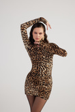 Britney Dress Brown