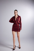 Regina Dress Burgundy