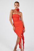 Rosanna Dress Orange