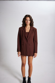 Panky Blazer Ceket Kahve