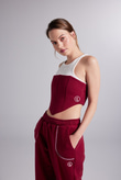 Rhode Bustier Claret Red